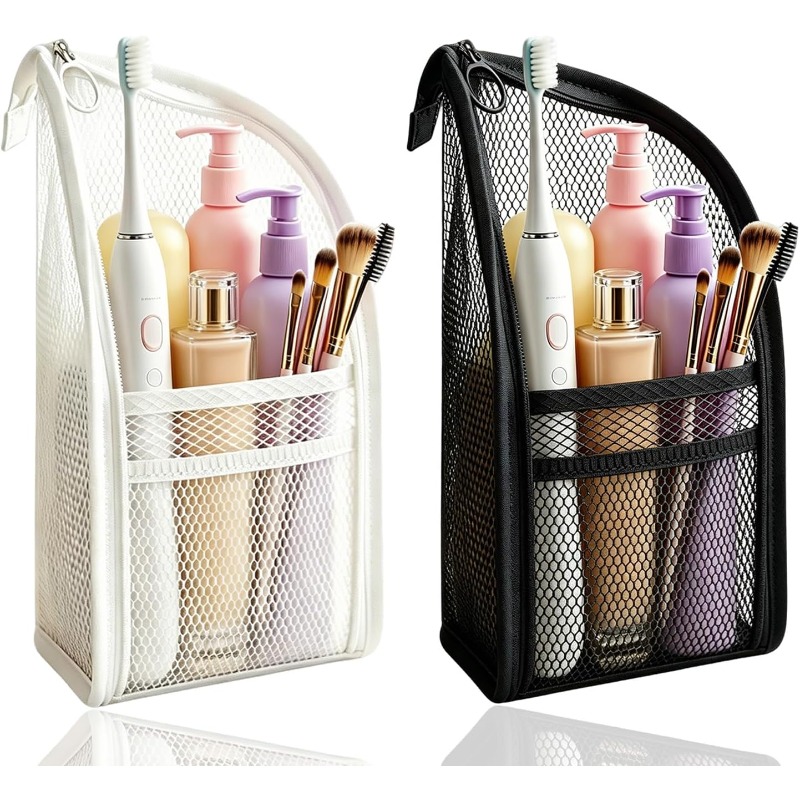 Makeup Organizer - Siatkowa kosmetyczka oddychająca szybkoschnąca stojąca pionowa