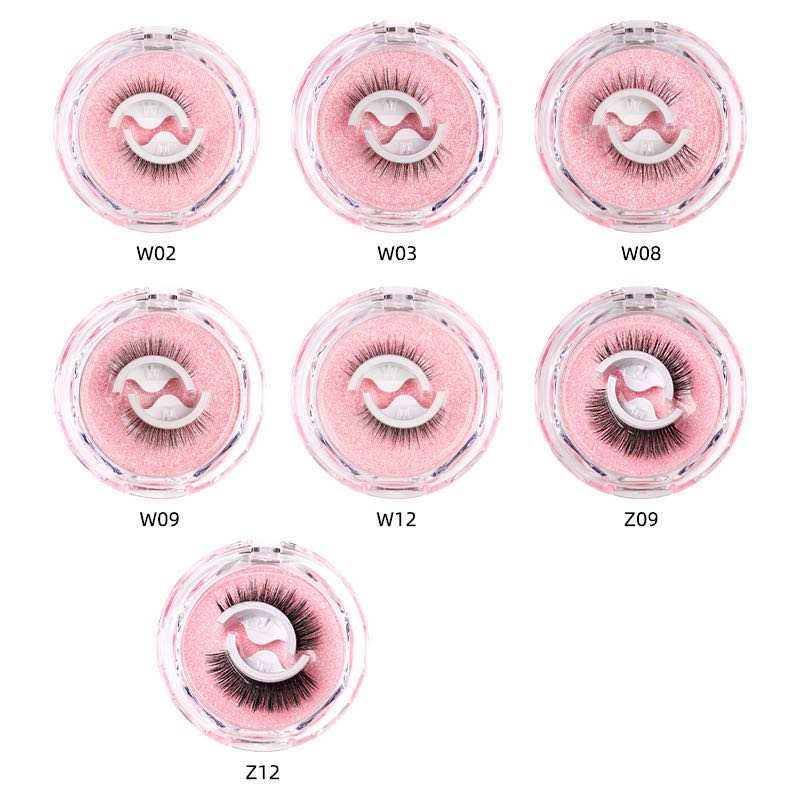 Beauty Makeup Looks - Sztuczne rzęsy 3D samoprzylepne w kryształowym
