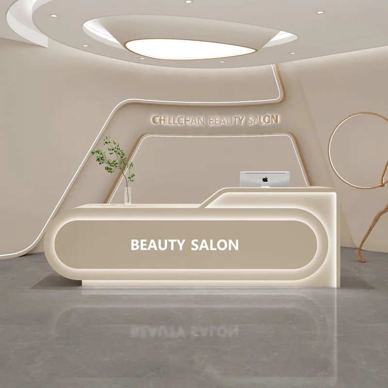 Beauty Makeup Institute - Lada kasowa, lada recepcyjna kosmetyczki, lada