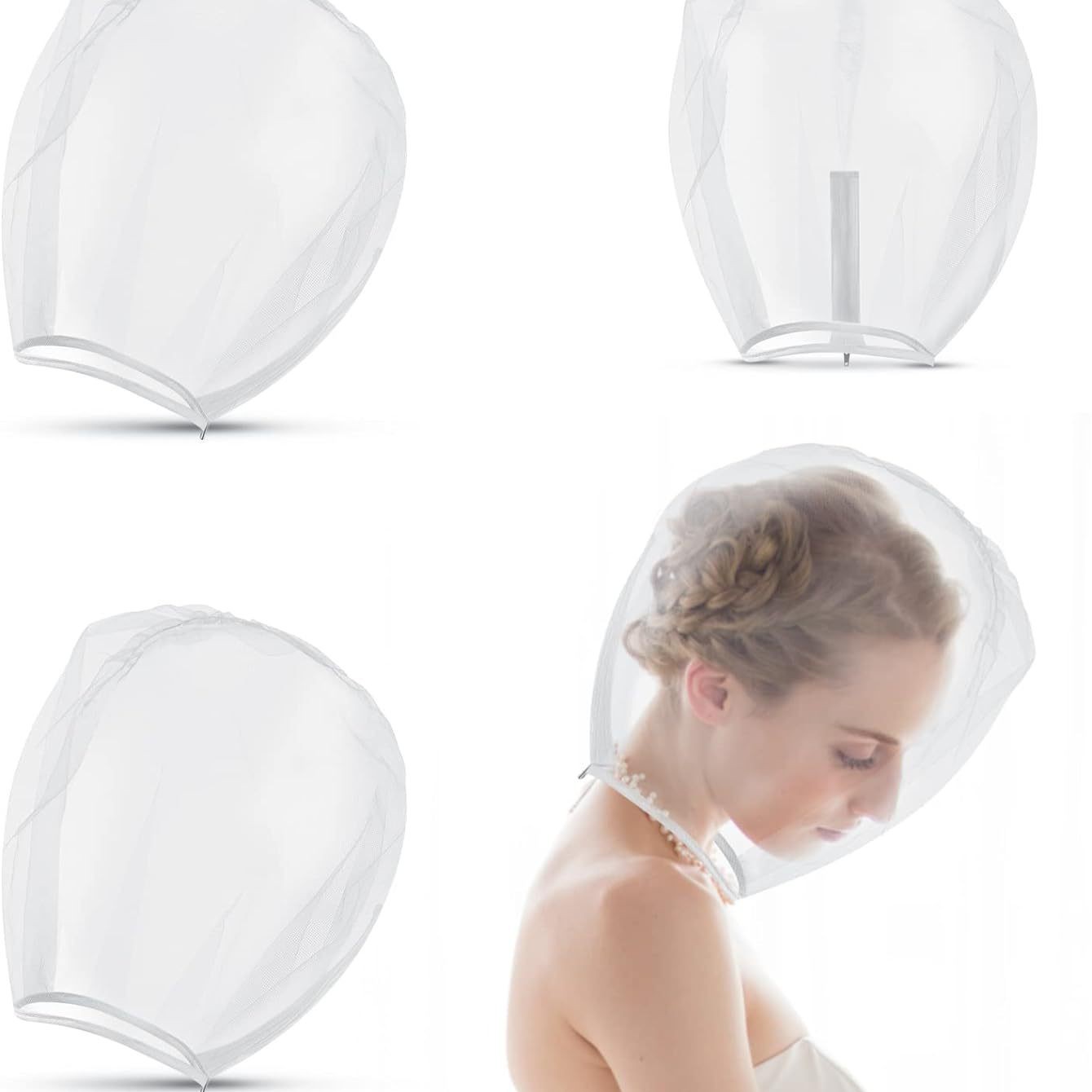 Beauty Makeup Bridal - Wielorazowa nylonowa szyfonowa osłona ochronna na