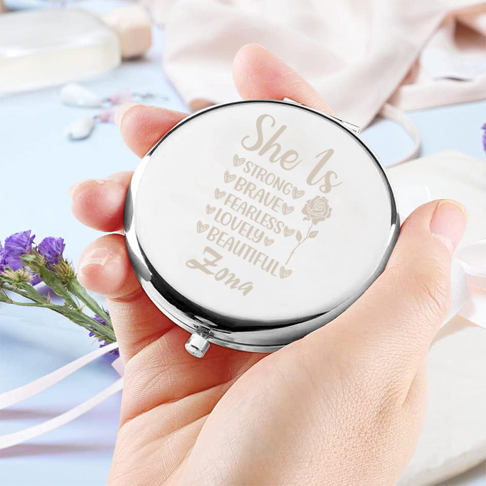 Beauty Makeup Names - 1 szt. Abstrakcyjne Lusterko do Makijażu