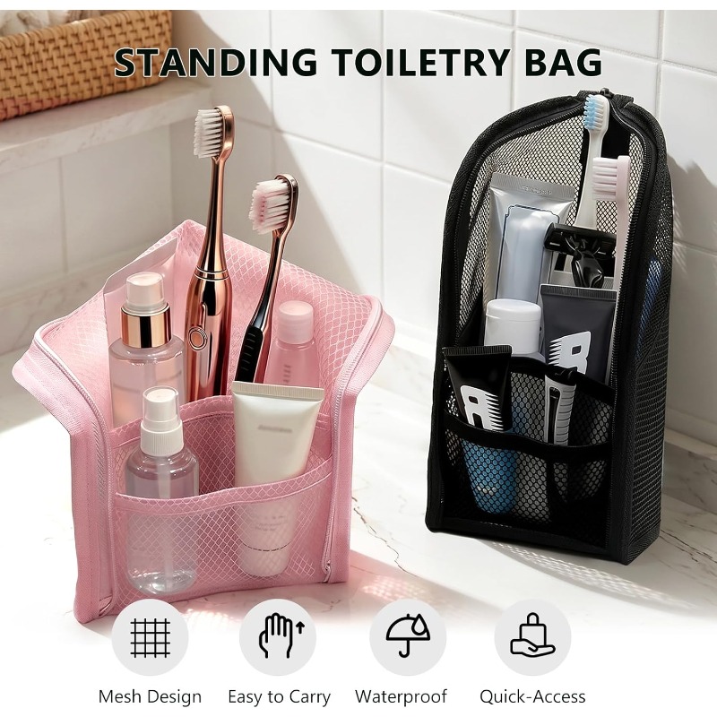 Siatkowa kosmetyczka oddychają – Makeup Organizer recenzja i cena