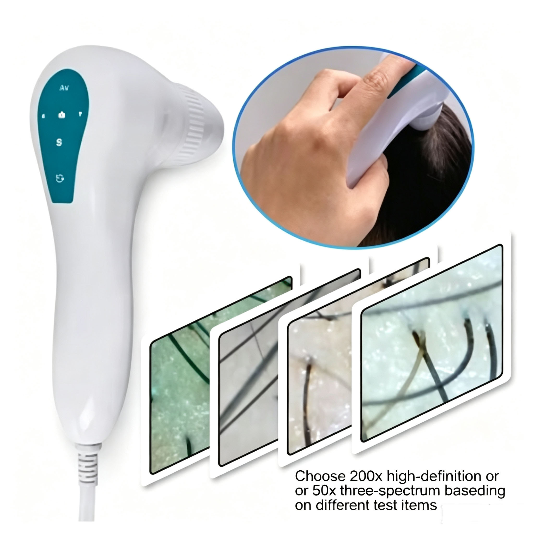 Detektor mieszek włosowych na  – Hair Scalp Massager recenzja i cena