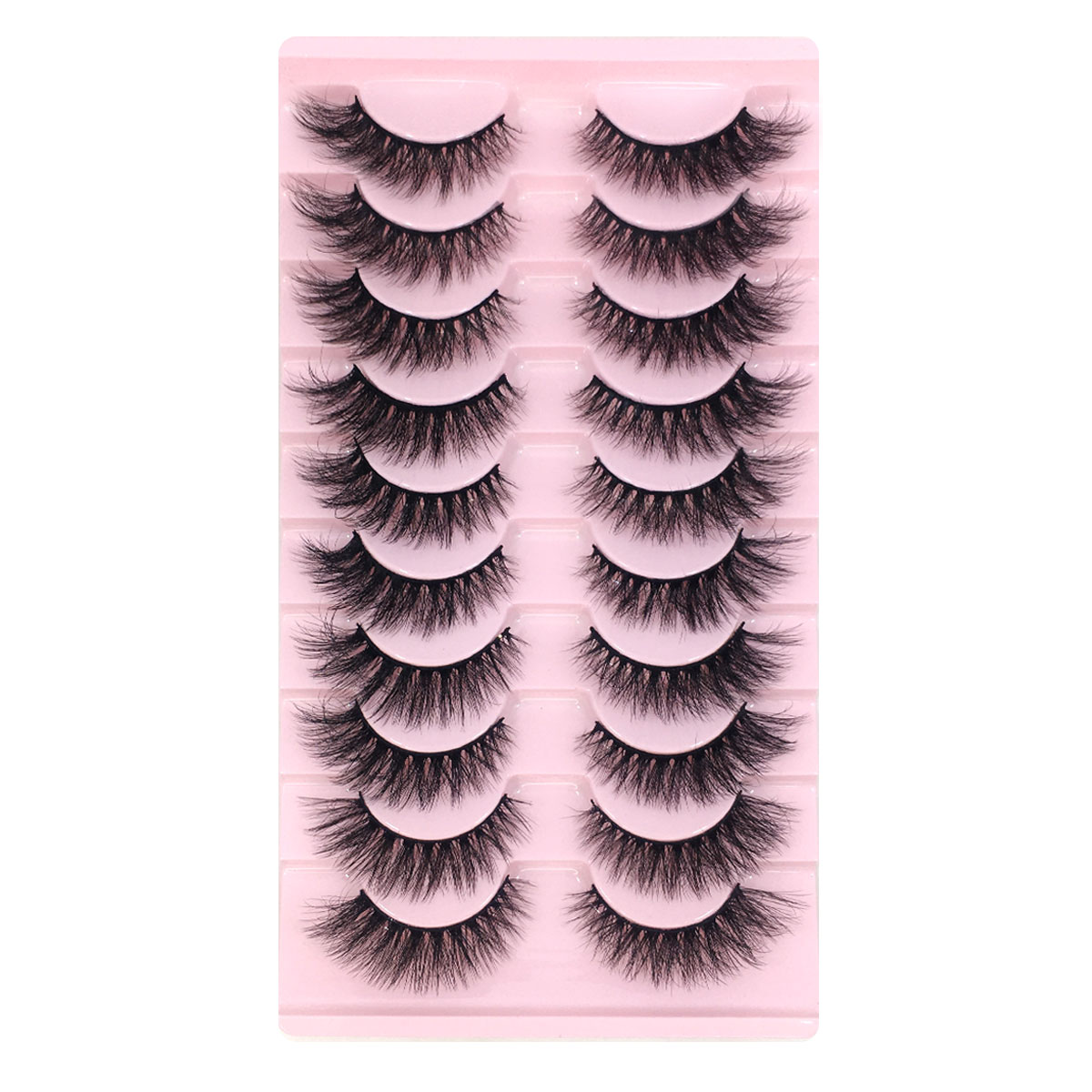 Nowy 10 Pairs 6D sztuczne rzęs – Beauty Full Makeup recenzja i cena