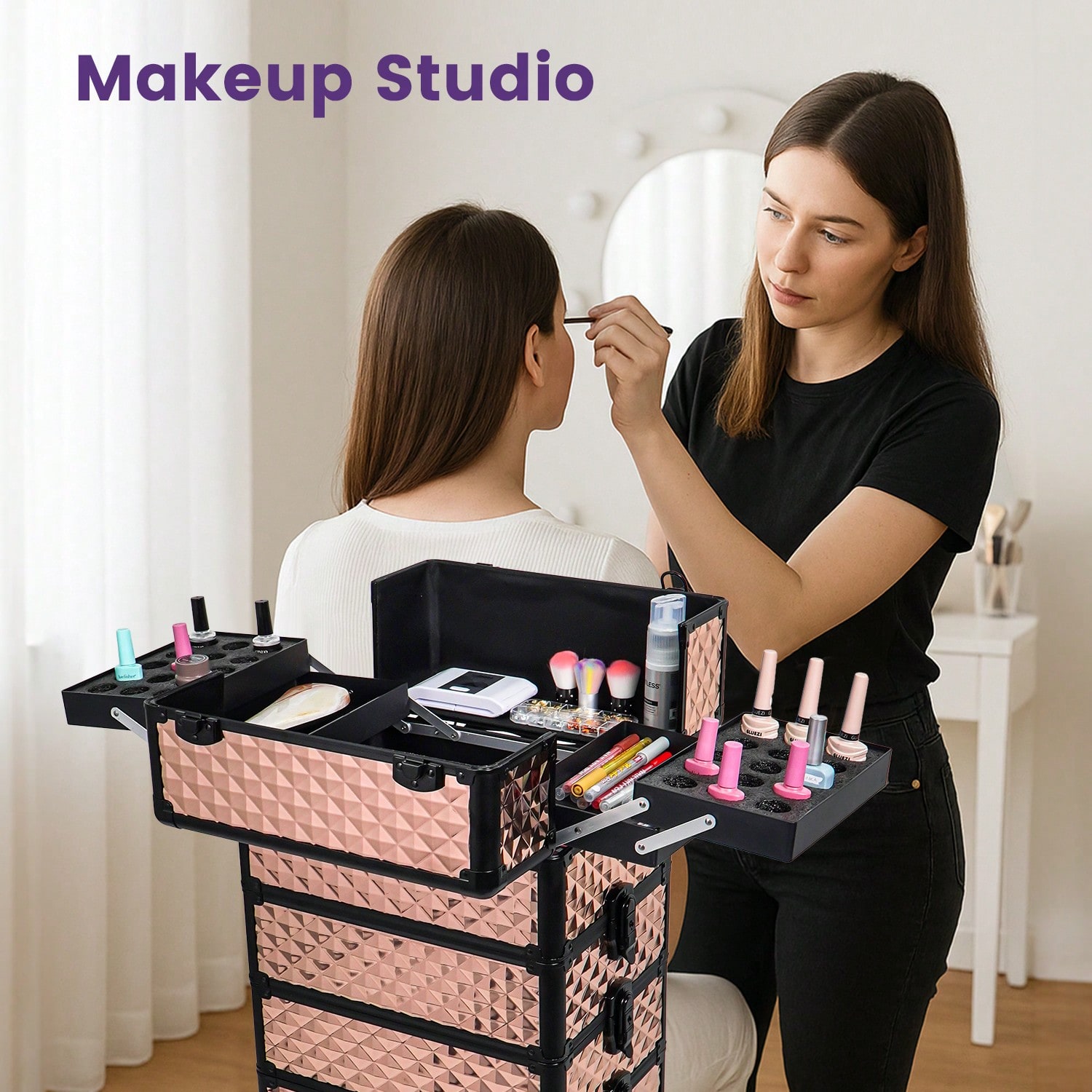 Profesjonalny kuferek na kółka – Makeup Organizer recenzja i cena
