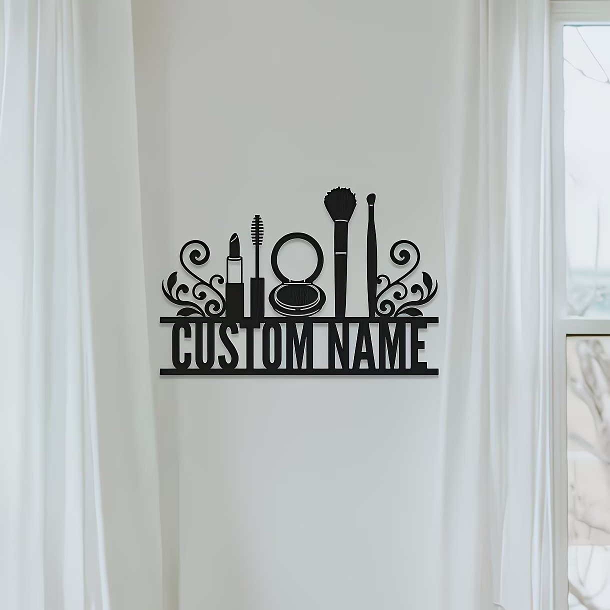 Personalizowana metalowa dekor – Beauty Makeup Names recenzja i cena