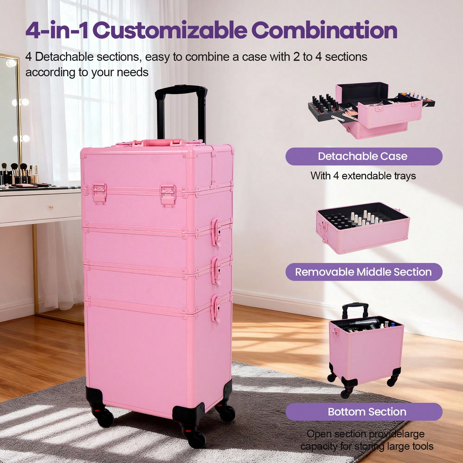 Profesjonalny kosmetyczny kufe – Makeup Organizer recenzja i cena