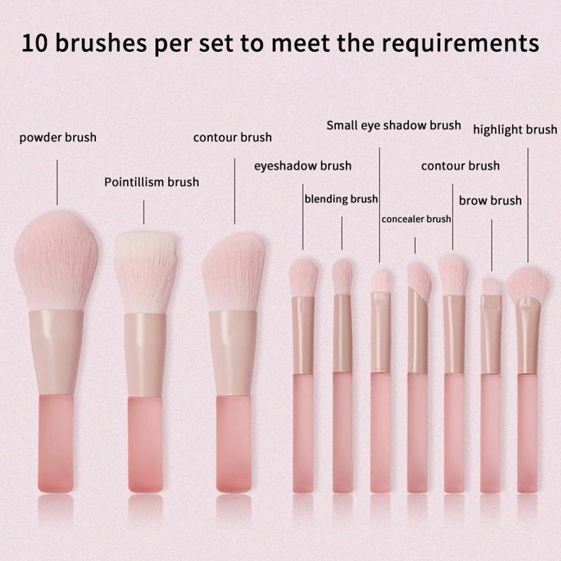 10 szt. Syntetycznych pędzli d – Beauty Makeup Events recenzja i cena