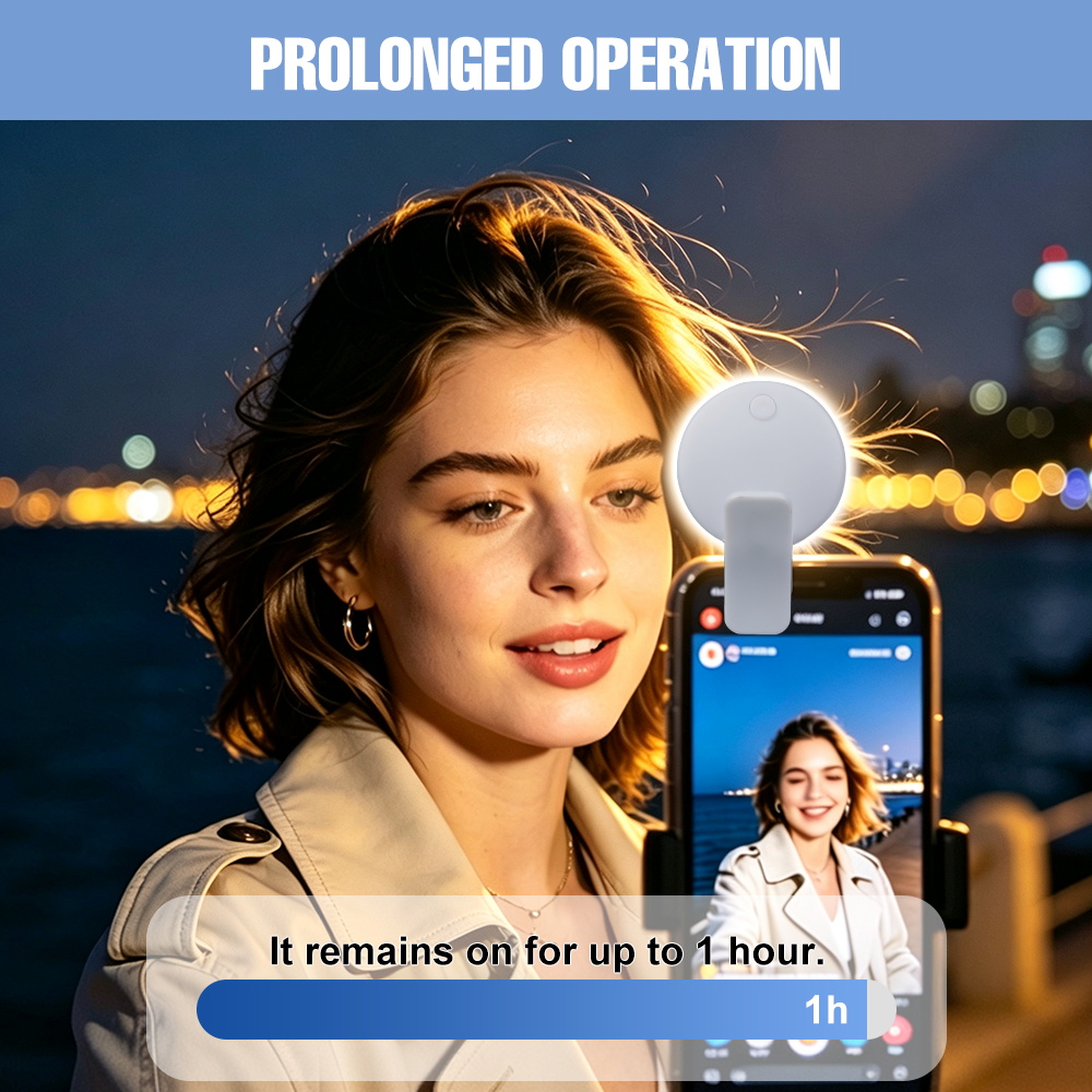 Klipsowa lampa do selfie, łado – Beauty No Makeup recenzja i cena