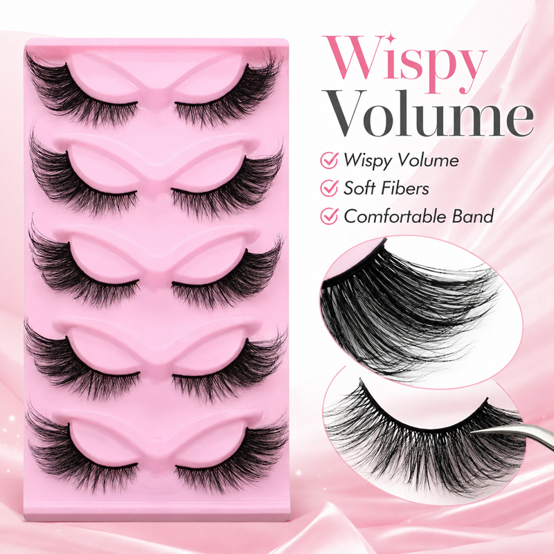 5 Par 2 Stylów Sztucznych Rzęs – Beauty Makeup Looks recenzja i cena