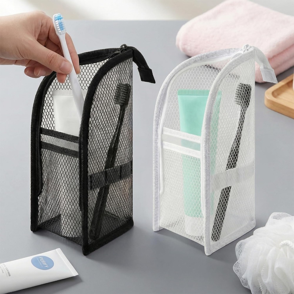 Siatkowa kosmetyczka oddychają – Makeup Organizer recenzja i cena