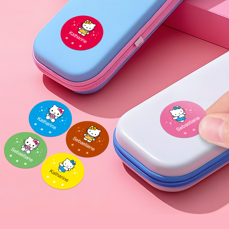 Naklejki z imieniem Hello Kitt – Beauty Makeup Names recenzja i cena